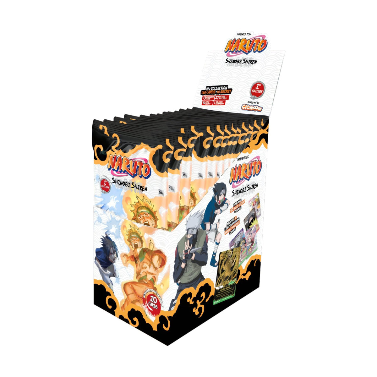 Naruto Mythos TCG – SET 2 SHINOBI SHIREN, 1st edition Display 24 booster packs