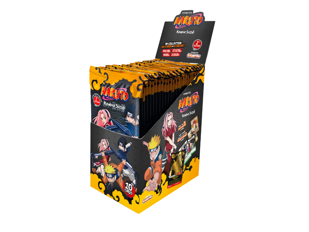 1x Display Naruto Mythos TCG: Second Edition Konoha Shidō Set