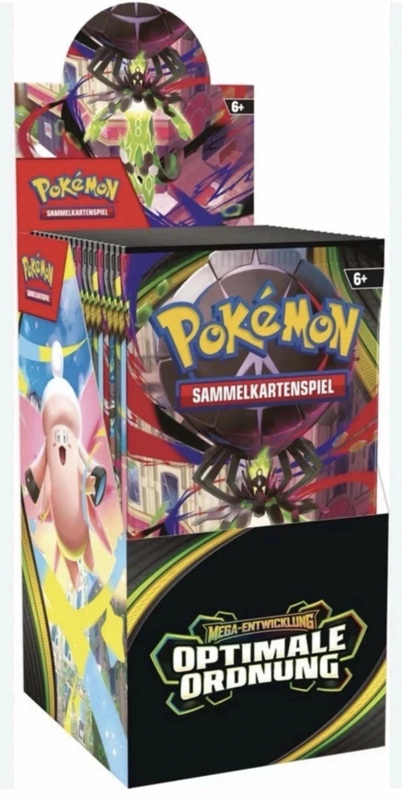Pokémon TCG Display Mega-Entwicklung: Optimale Ordnung Display Deutsch 18er